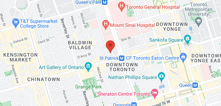 map of #708 -280 SIMCOE ST